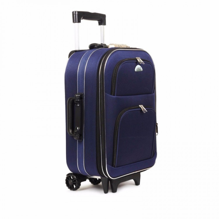 vali du lịch kéo tay 24 inch xanh navy 2