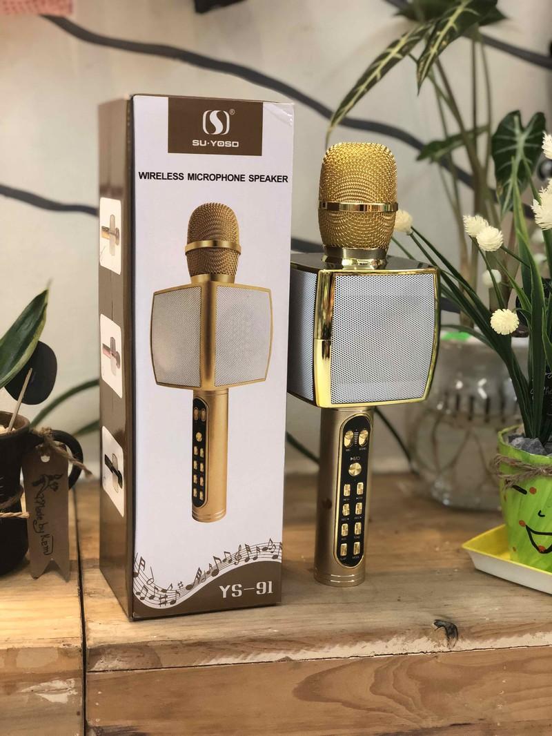 Micro karaoke bluetooth YS91 Âm Thanh Chuẩn Cực Hút