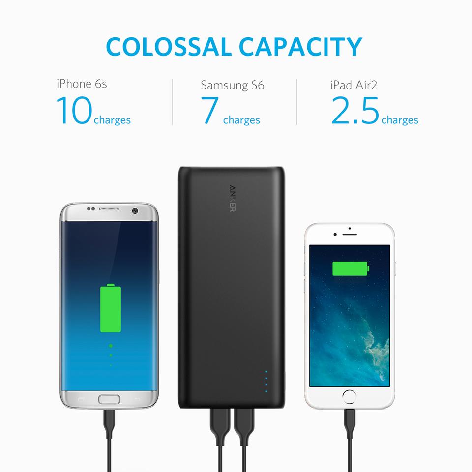 Sạc dự phòng ANKER PowerCore 26800mAh - A1277