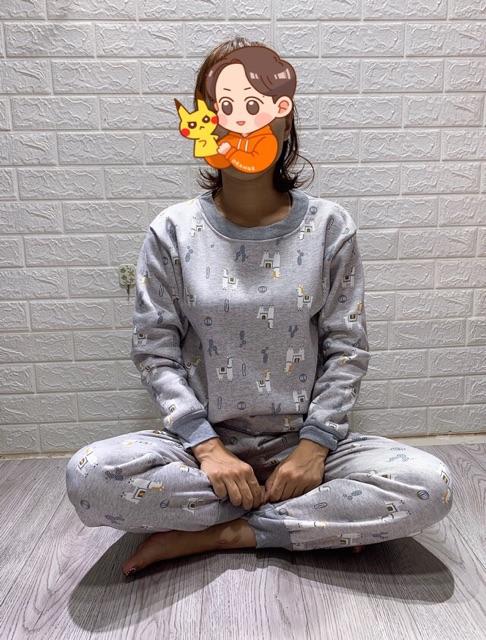 Bộ nỉ băng lông cho bạn nữ