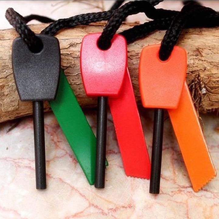Đá đánh lửa sinh tồn Chuẩn Men bằng ma sát, dụng cụ tạo lửa sinh tồn - GD0612