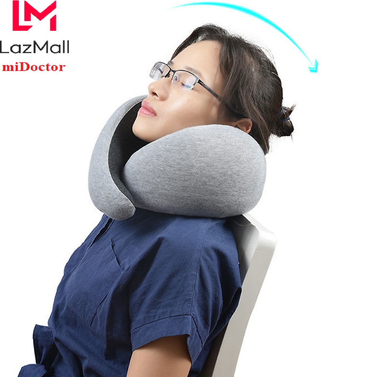 Gối Ngủ Du Lịch Văn Phòng Cao Cấp miDoctor - Gối Ngủ Chữ U Văn Phòng