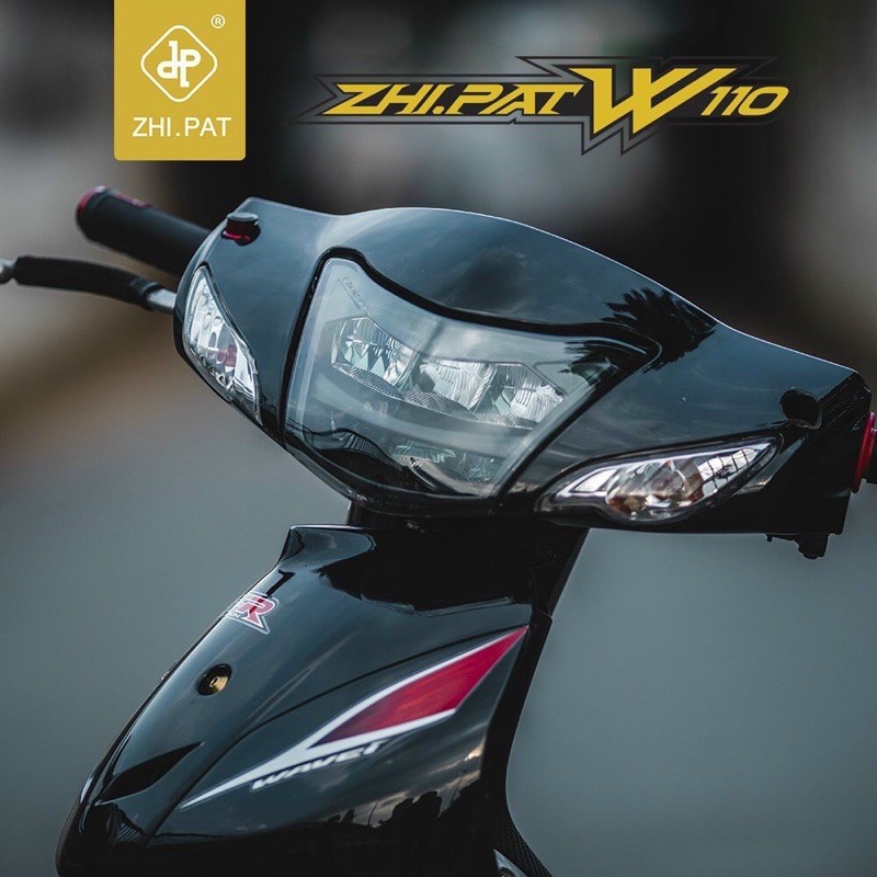 Chóa đèn pha led 2 tầng ZHI.PAT wave@110 rs100