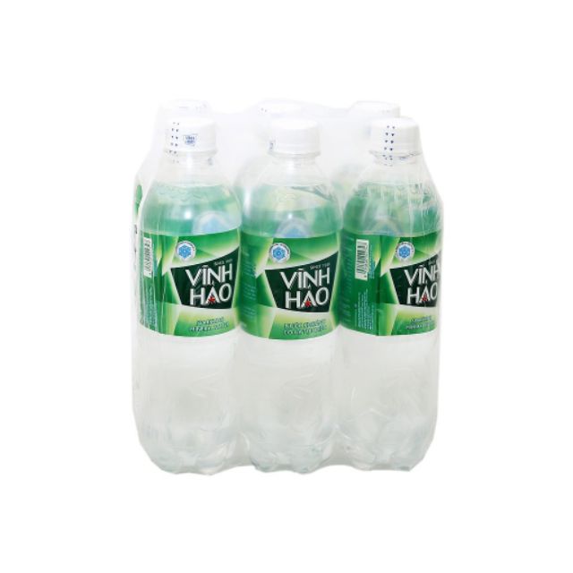 [HCM]NƯỚC KHOÁNG CÓ GA- NƯỚC KHOÁNG GA LẠT VĨNH HẢO -lốc 6 chai