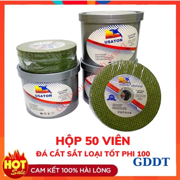 Đá cắt sắt - mài- dũa -phi  100mm - 10cm - 4 inch - loại tốt -