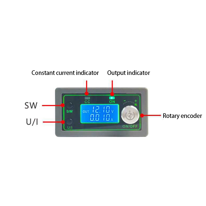 WZ5020L 20A 1000W DC DC Buck Converter CC CV Step-Down Power Module Adjustable Voltage Regulated Power Supply