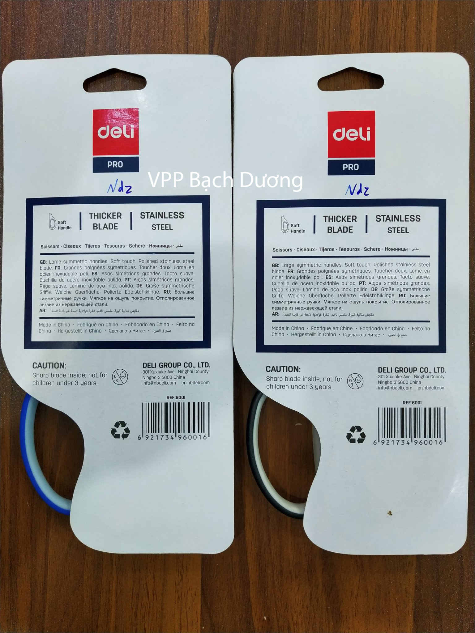 Kéo Deli 6001 - cây - kéo cắt giấy
