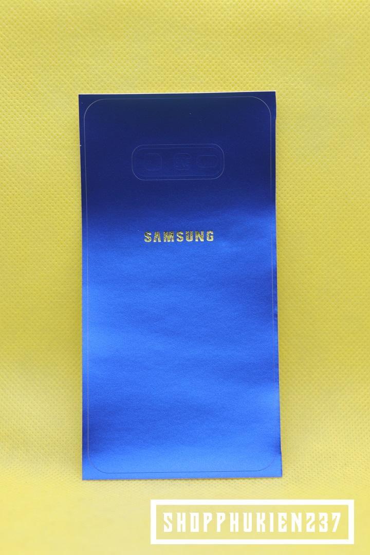 Miếng Dán Lưng Samsung Galaxy S10e Dán Lưng Dẻo Skin Màu
