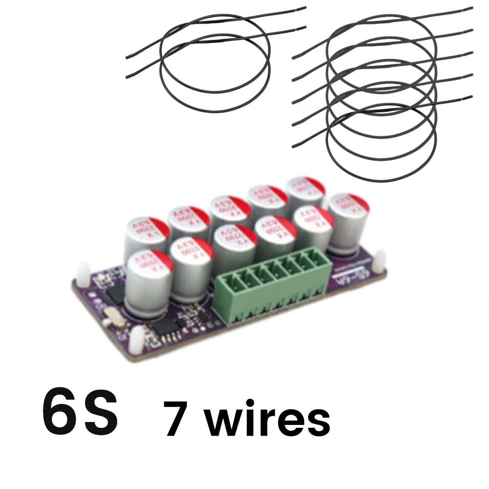 DIPPRUN 4S 6S 17S 6A Active Equalizer Whole Group Balancer Lifepo4 Lithium Active Battery Energy Transfer Equalization Capacitor