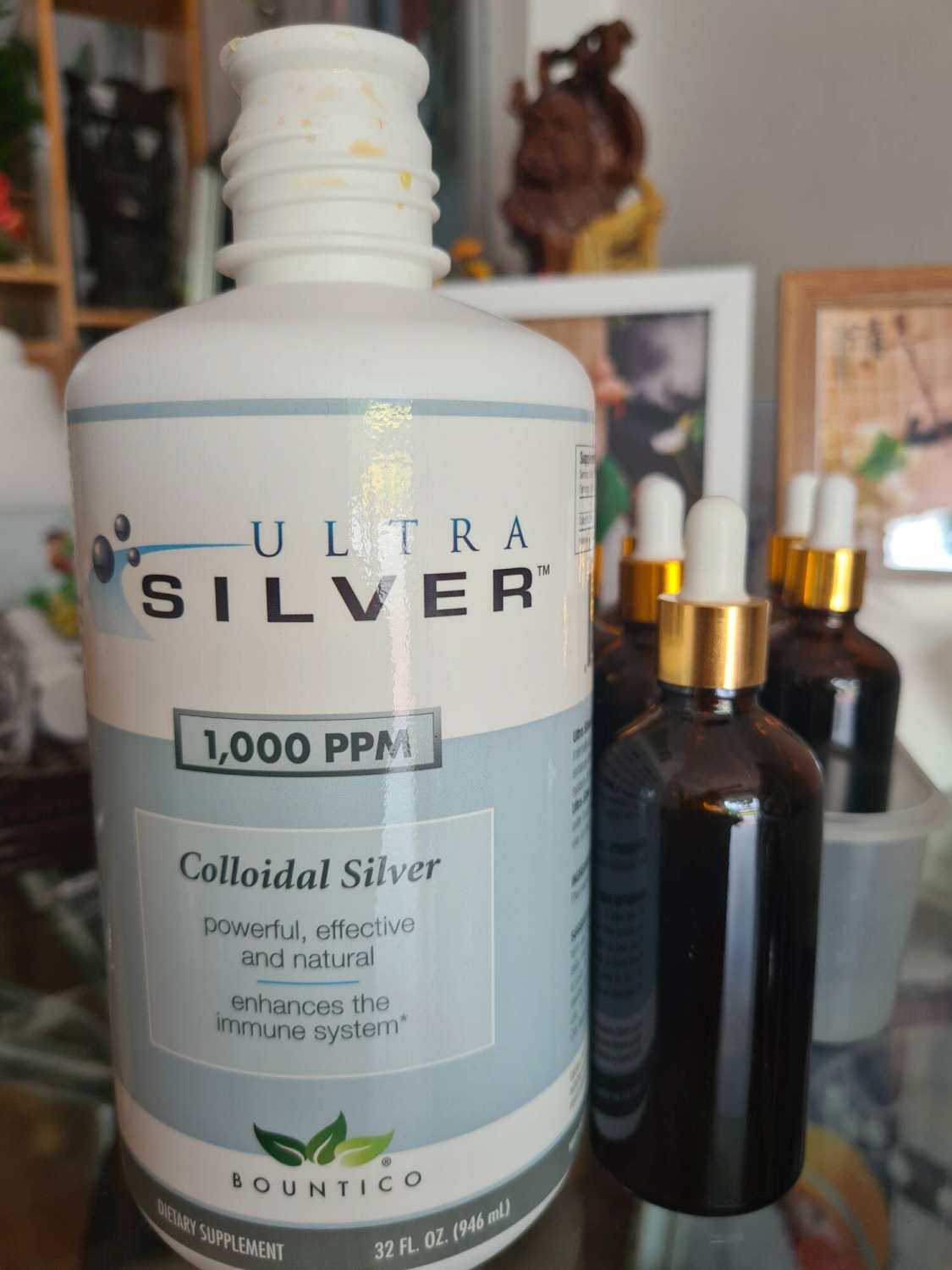 Keo bạc Silver. 1000ppm. Nhập khẩu Mỹ. Lọ chiết 95ml