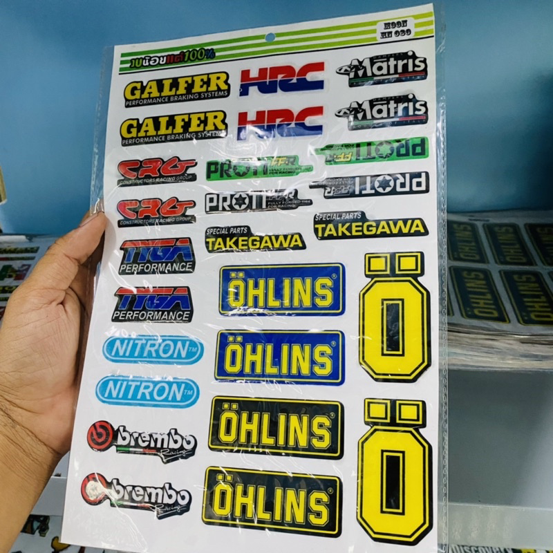26 tem logo keo nổi dán xe máy