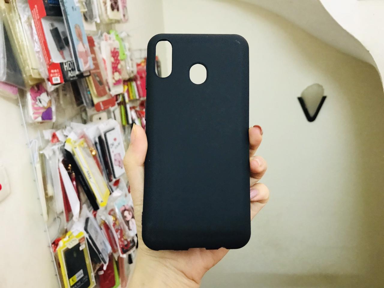 Ốp lưng Samsung M20 dẻo đen silicon