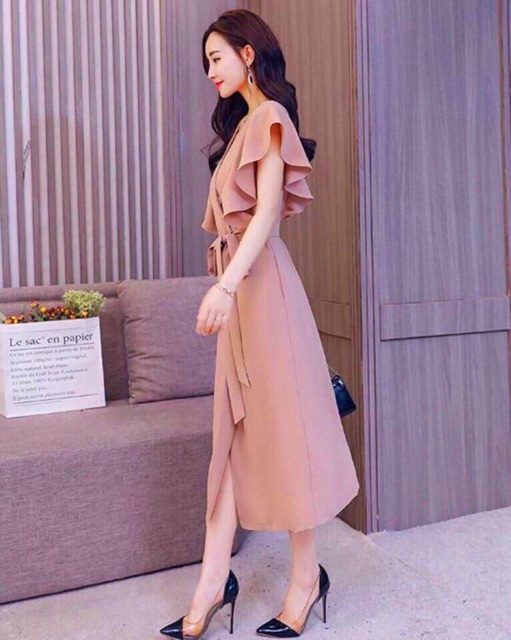 Đầm kem cánh tiên
