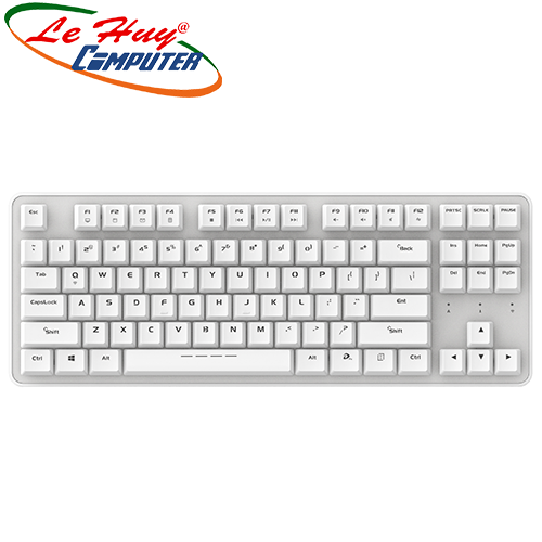 Bàn phím cơ không dây dareu ek807g white