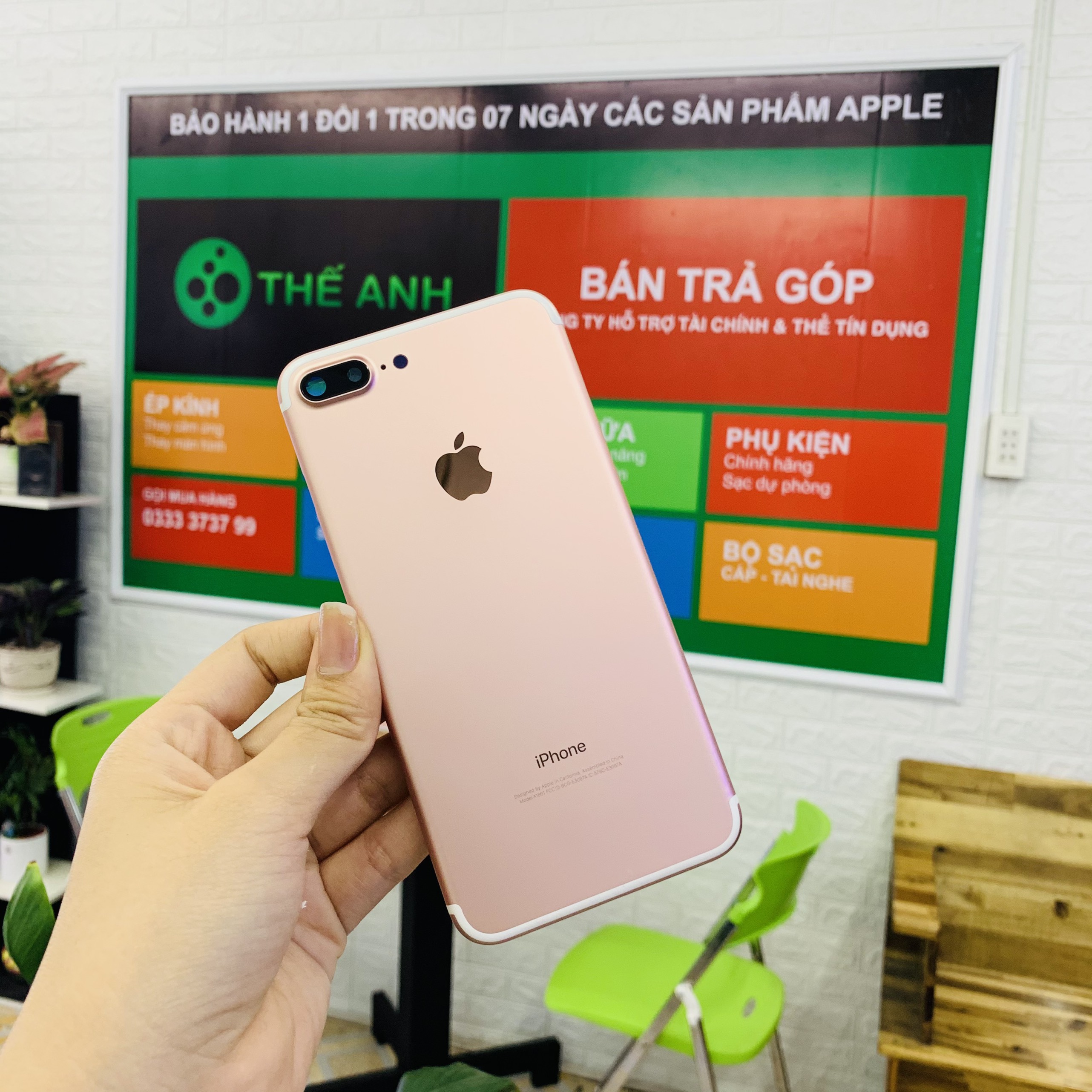 bộ vỏ táo 7 plus kèm khay sim và bộ nút ngoài