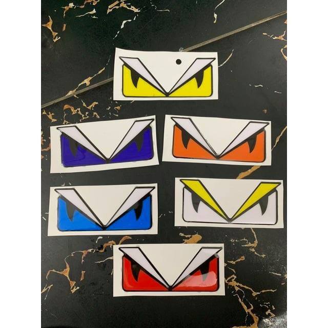 tem dán fendi / tem mắt cú mini