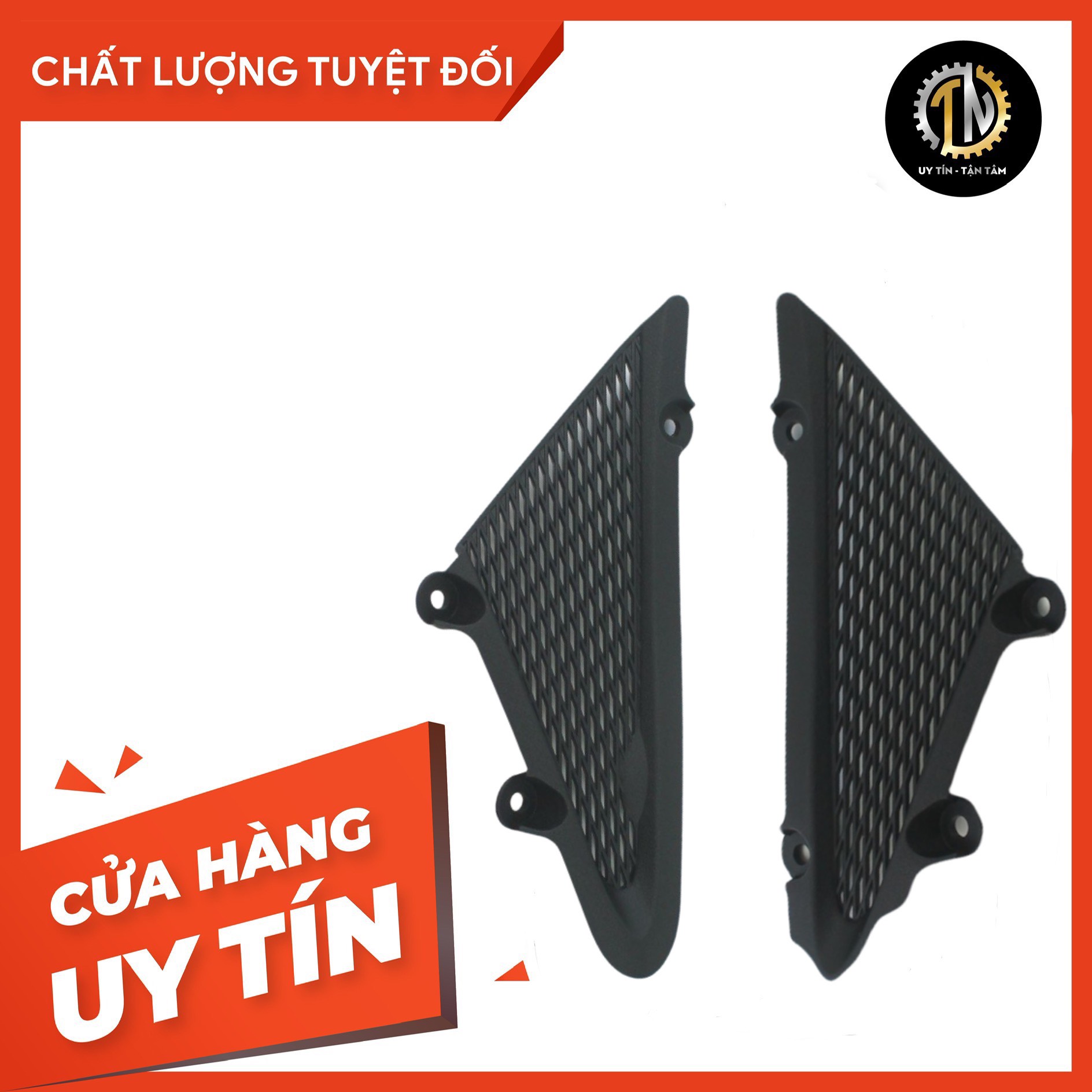 Miếng nhựa lưới thoát nhiệt bửng trước Satria, Raider fi chính hãng Suzuki