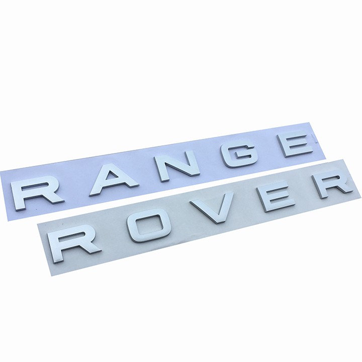 Tem Logo Chữ Nổi RANGE ROVER Dán Trang Trí Xe