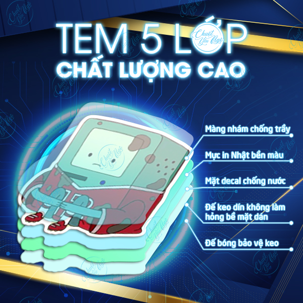 Bộ 100 hình dán sticker BMO biểu cảm dễ thương