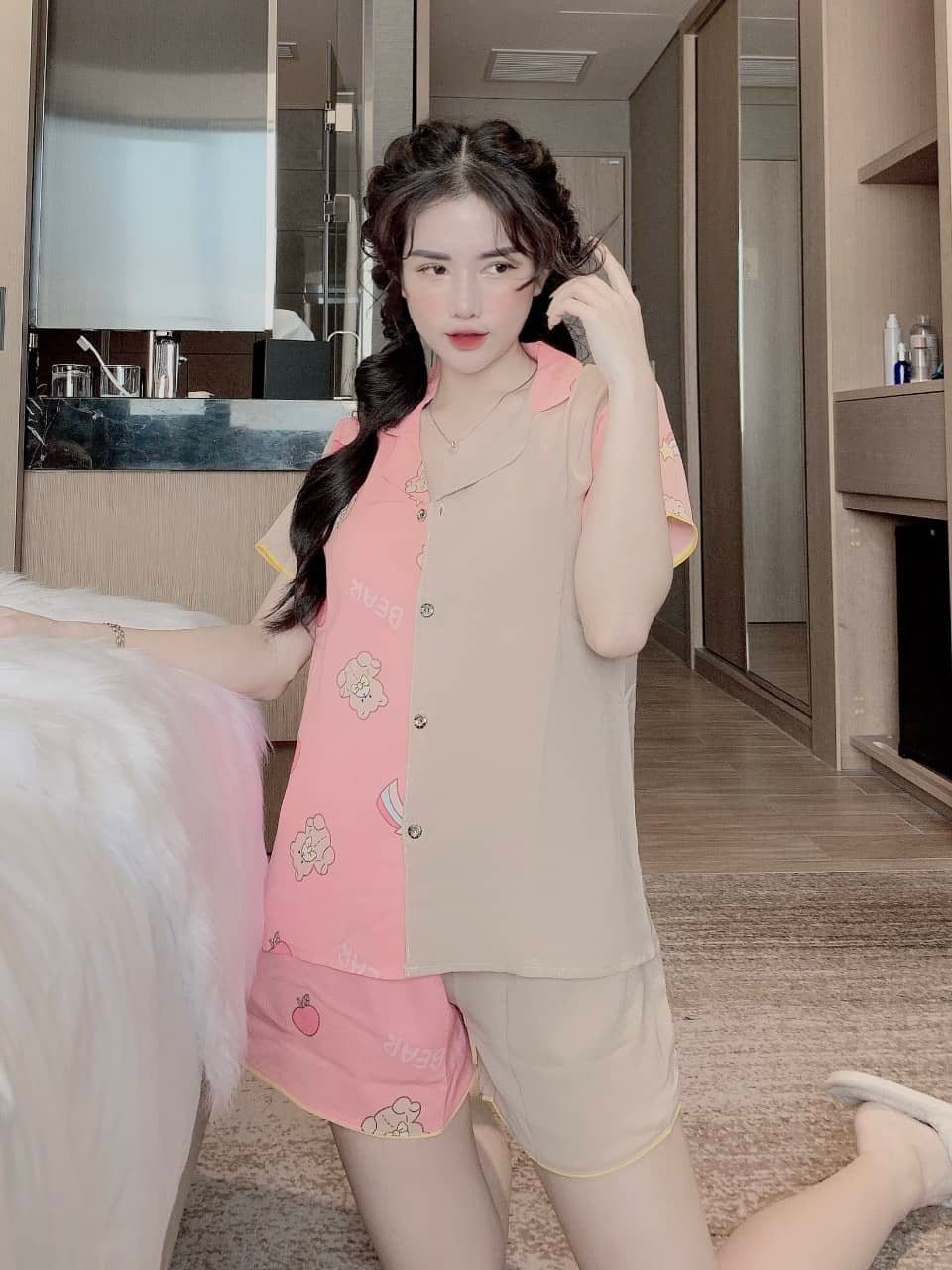 Bộ đùi mango mặc nhà siêu xinh