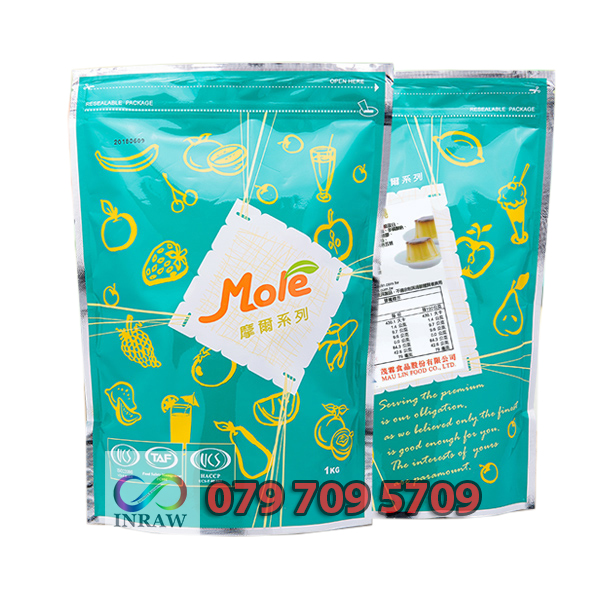 Bột Pudding Trứng/Flan Trứng Mole (Đài Loan) chiết lẻ 500g/200g/100g