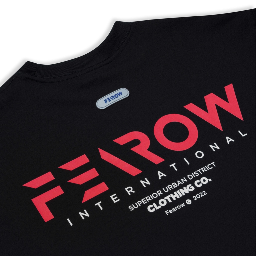 Áo thun Fearow Red Text / Màu Đen - FW158