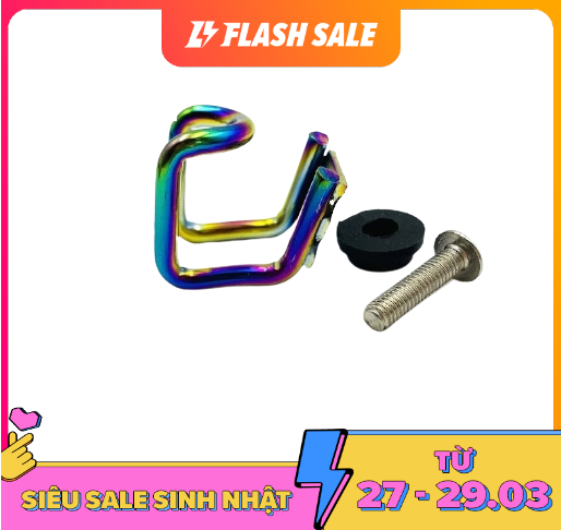 [HCM]Móc treo đồ xe máy màu titan