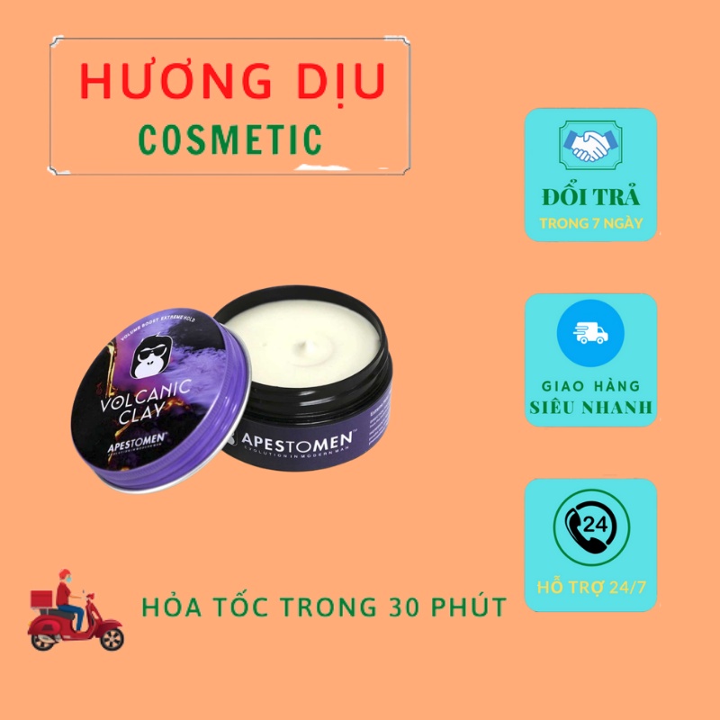 Sáp vuốt tóc Apestomen Volcanic Clay nắp nhôm