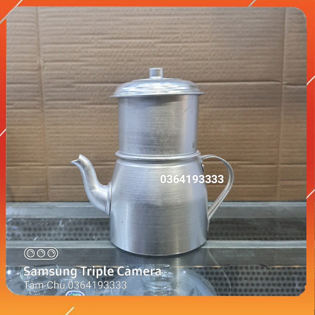 Phin pha cà phê nhôm to 100 gram Phin cafe 1 Lạng