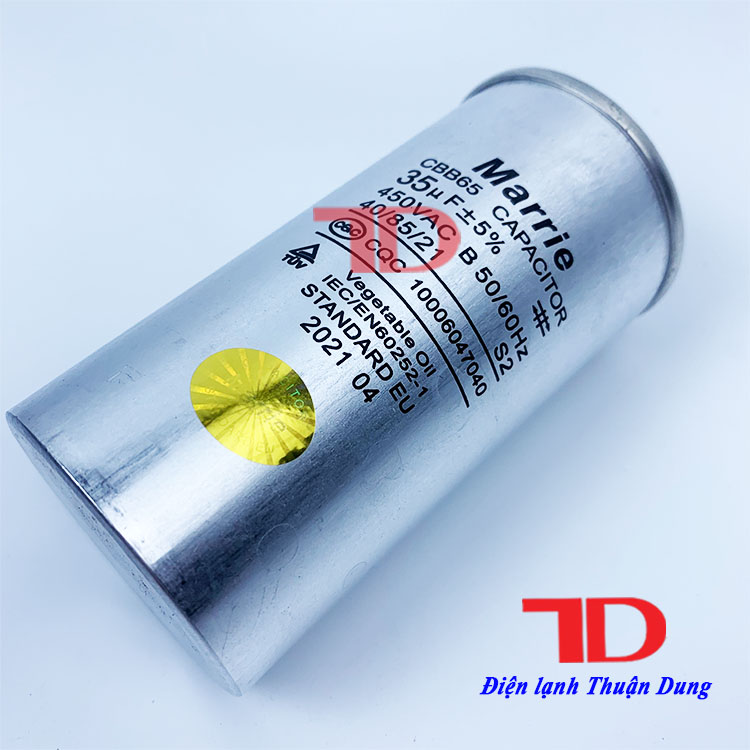 Tụ điều hòa Marrie loại zắc 35uf
