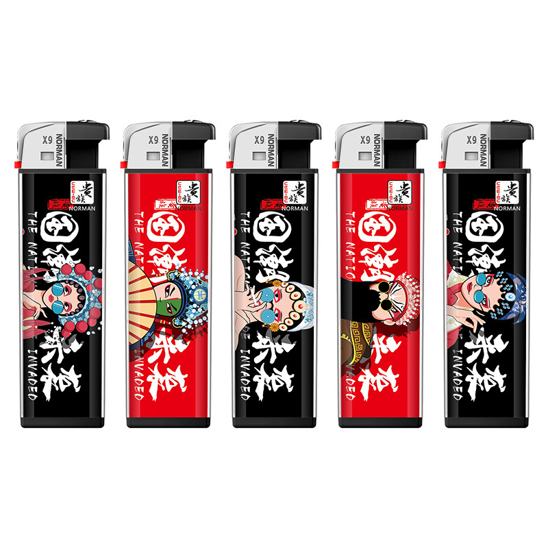 Combo 5 Bật Lửa NBM X9 Lửa Khò Tia Chống Gió Nhiều Họa Tiết Cực Đẹp (Không Gas)