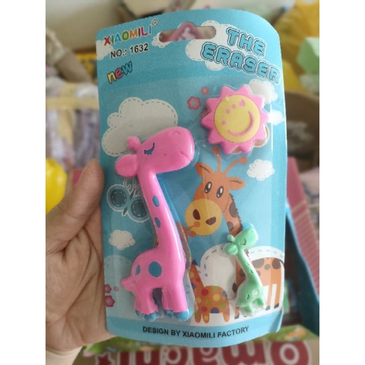 Set gôm vỉ Hươu mẹ và hươu con