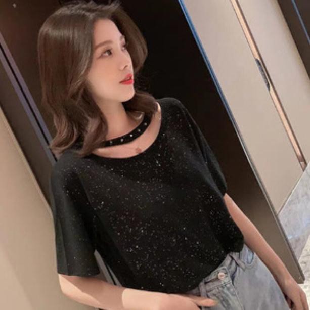 Áo cotton nhũ cách điệu