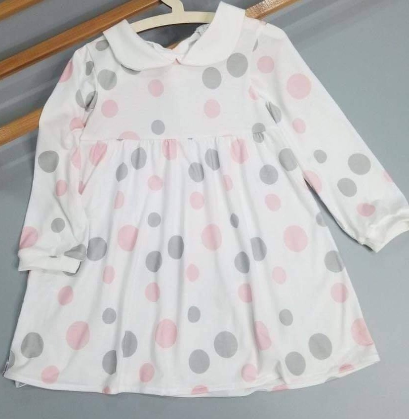 [HCM]Đầm thun bé gái dài tay dáng babydoll