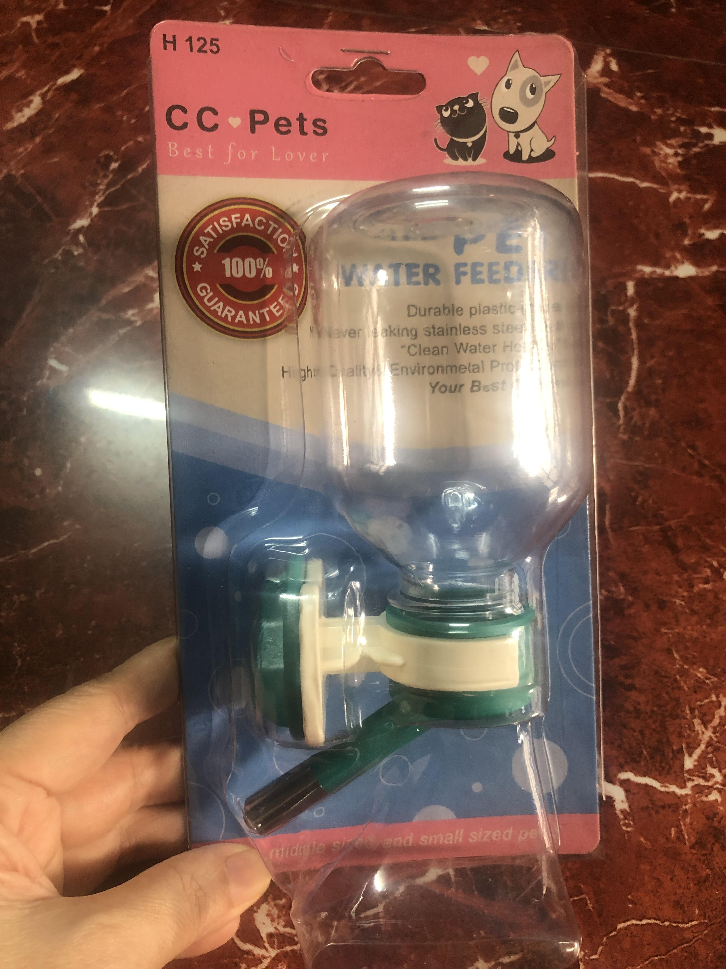 BÌNH NƯỚC GẮN CHUỒNG CHÓ MÈO THỎ 250ML