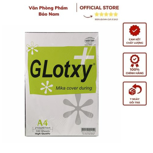 Bìa mica/bìa kiếng/bìa đóng sổ a4 loại - 100 tờ/1 tập