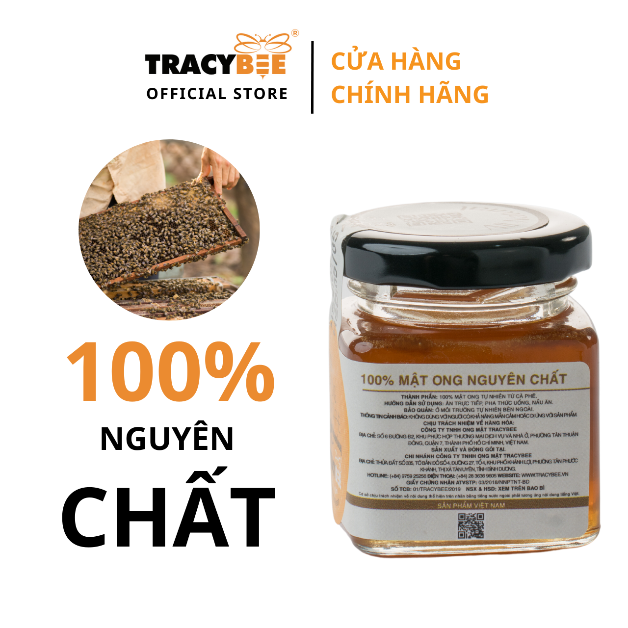 MẬT ONG HOA CÀ PHÊ TRACYBEE 70G