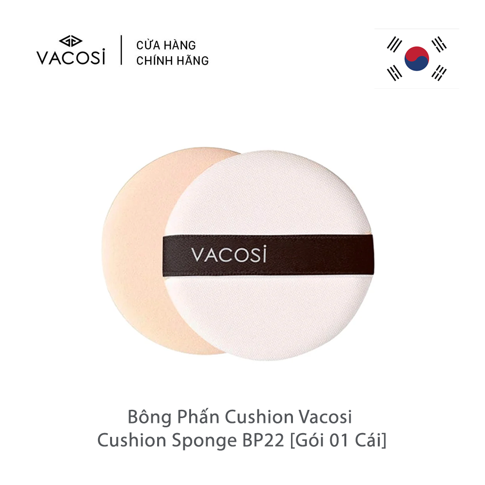 [HCM] Vacosi Bông Phấn Cushion Sponge BP22 [Gói 01 Cái]