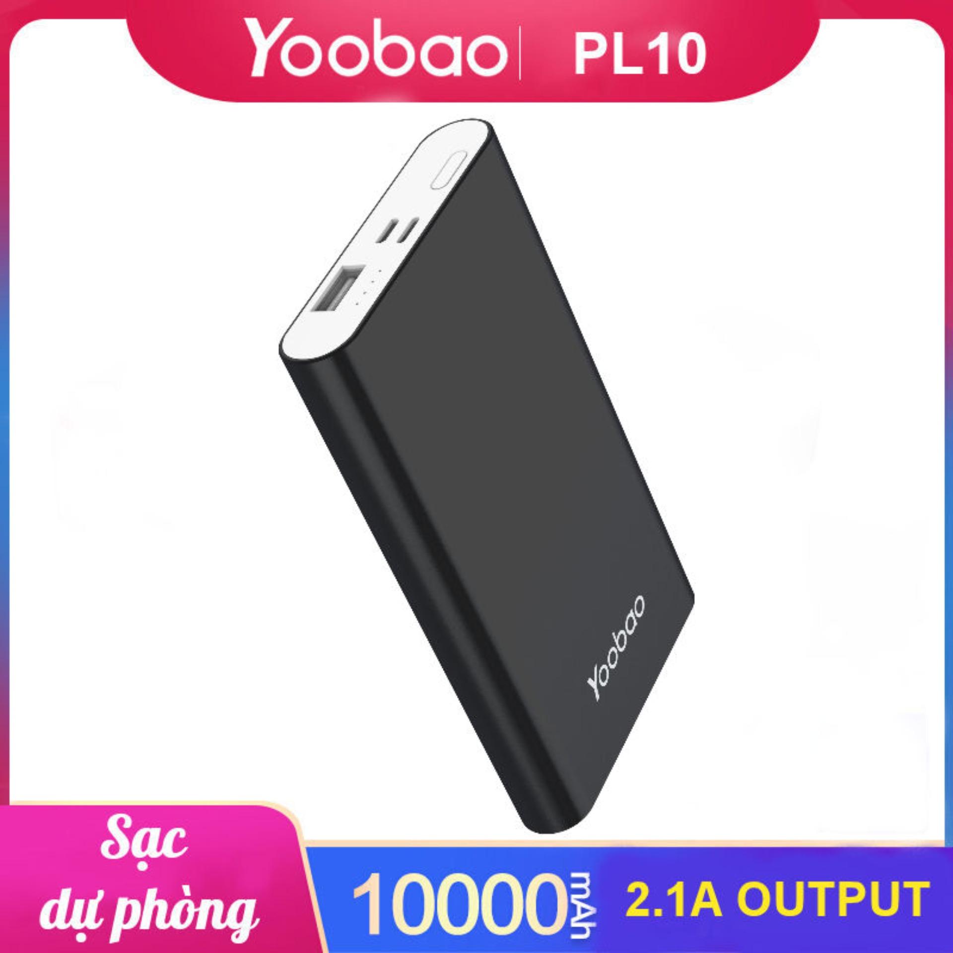 Sạc dự phòng Yoobao Polymer 10000mAh PL10 - Hãng phân...
