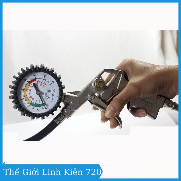 Tay Bơm Lốp Xe 220 PSI