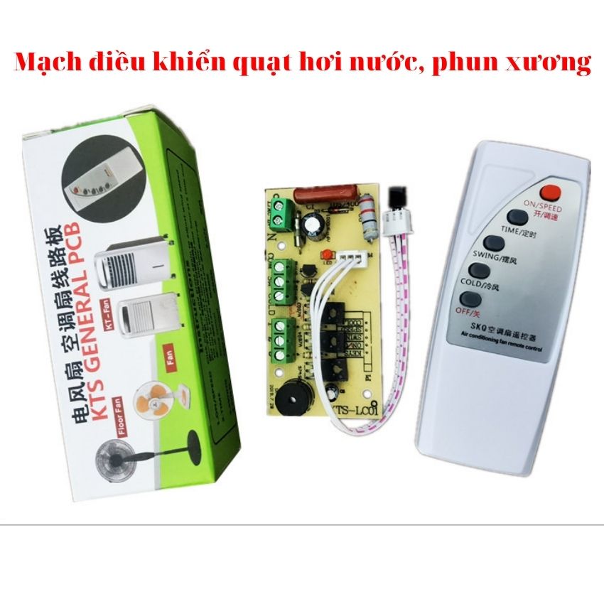 Mạch quạt điều quạt phun sương điều hoà hơi nước