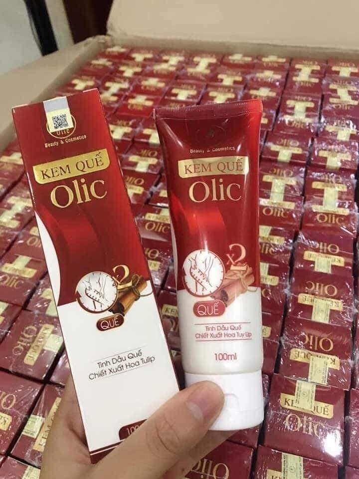 Kem tan mỡ Olic (gel kem quế olic) chính hãng