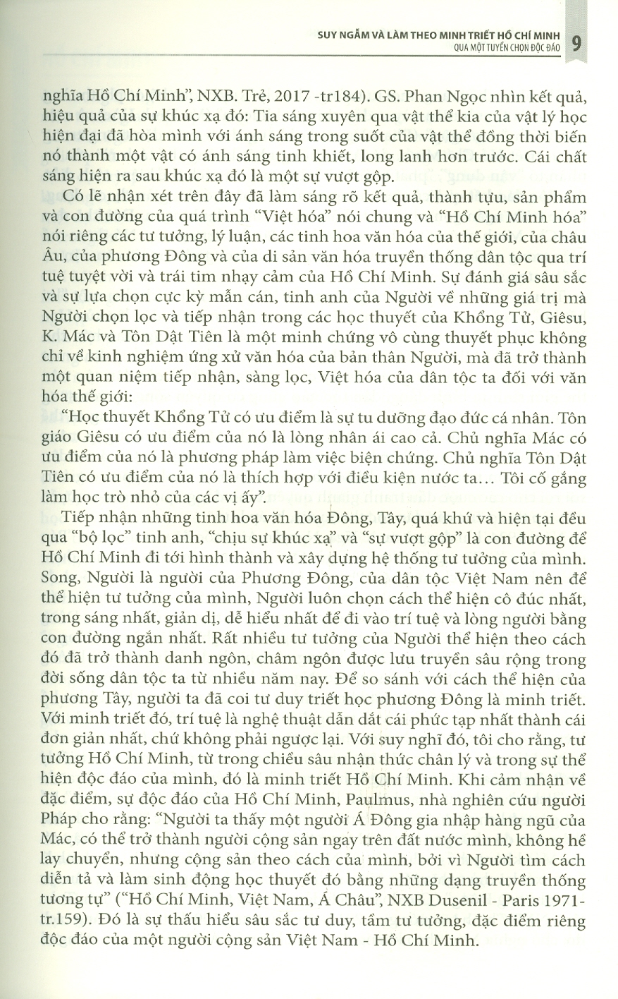 Hồ Chí Minh Danh Ngôn: Tư Tưởng - Đạo Đức (Bìa Cứng)
