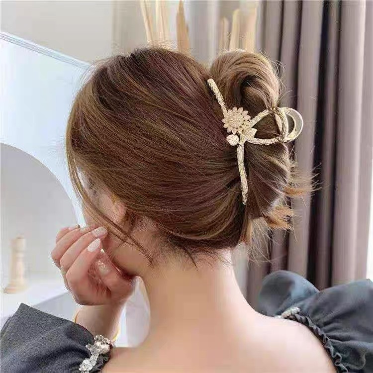 Kẹp bới tóc hàn quốc kiểu thời trang mạ vàng sang chảnh đủ kiểu