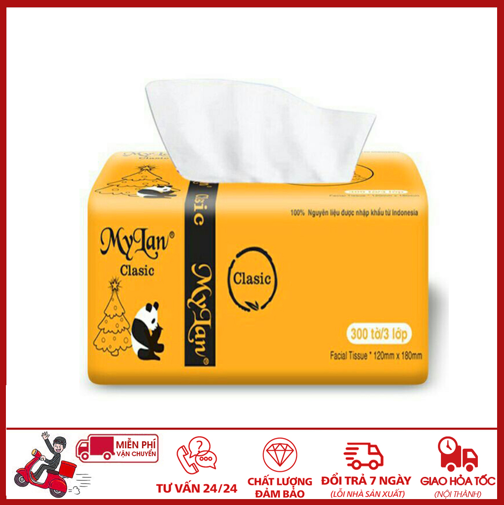 ⛔giadunghoalong⛔ bịch 10 gói giấy ăn trúc mylan