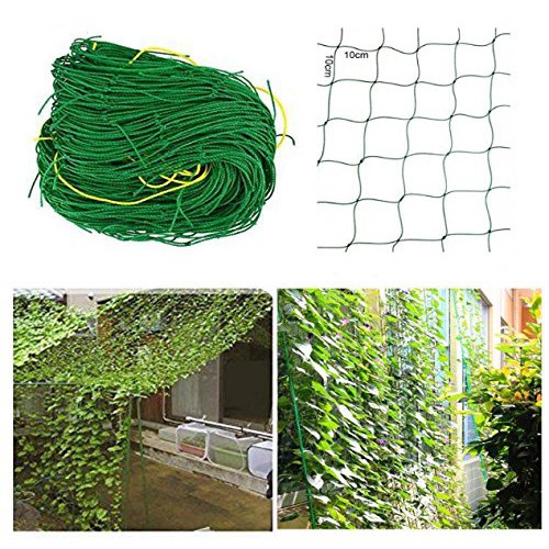 Lưới làm giàn leo cây trồng giúp tiết kiệm không gian trong vườn