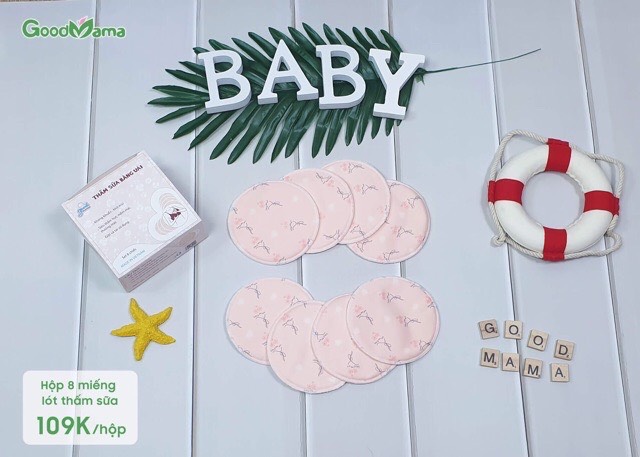 Miếng lót thấm sữa giặt được Goodmama / Thấm sữa vải Good mama