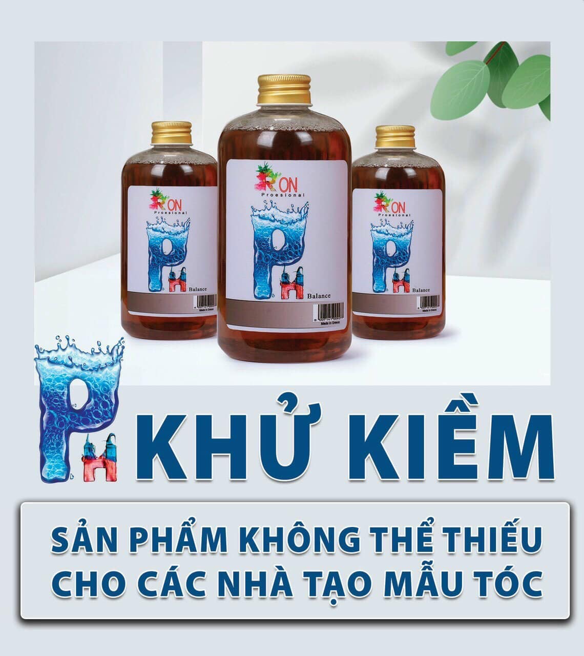 [Mptochcm]Dung Dịch Khử Kiềm Tóc Ron PH