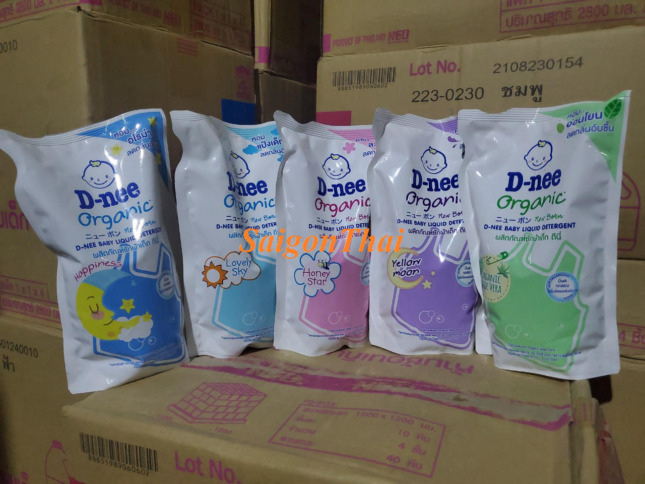(SGT) (Hàng Chính Hãng) Nước giặt xã Dnee túi em bé 550ml (Thái Lan)
