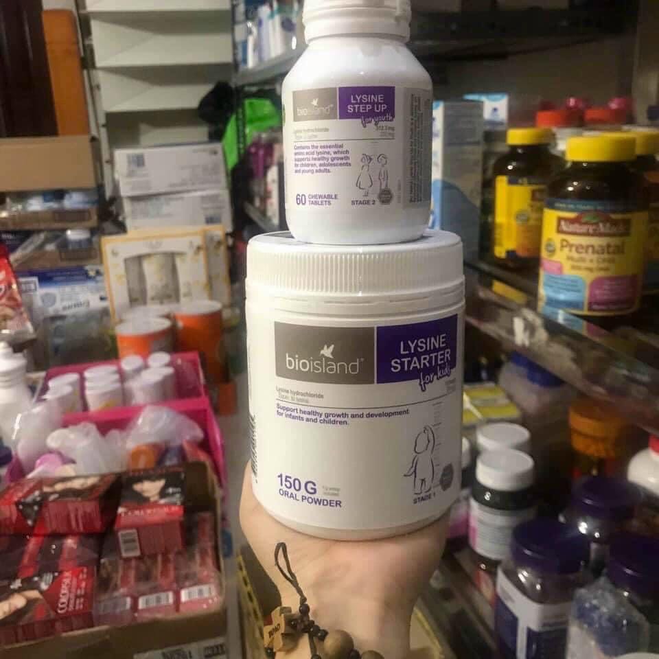 [HCM]BỘT LYSINE BIO ISLAND TĂNG CHIỀU CAO